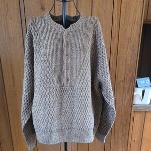 CC Filson lambswool henley sweater